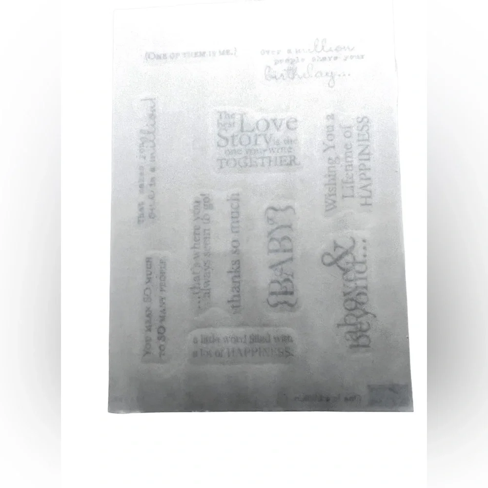 NEW Stampin’ Up! “One in a Million” Rubber Stamp Set of 10. Retired.  Set 126382 - Picture 4 of 6